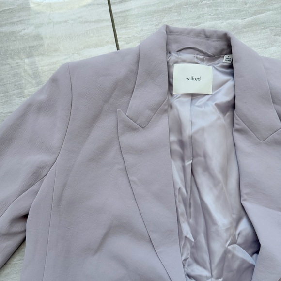 Wilfred Lavender Blazer Suit Jacket & Matching Pants - Picture 6 of 7